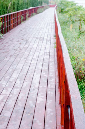 Blur Natural view of Khong river in morning at Chaingkhan, Thailandの写真素材