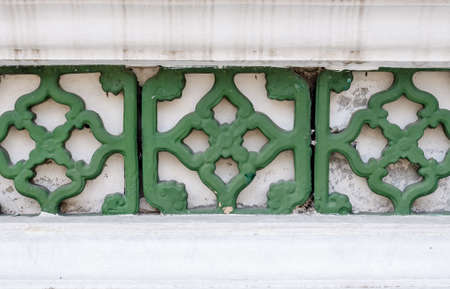 green brick wall backgroundの写真素材