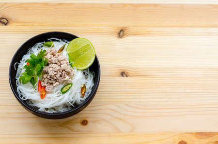 White spicy noodle,  Spicy sweet and sour testyの写真素材
