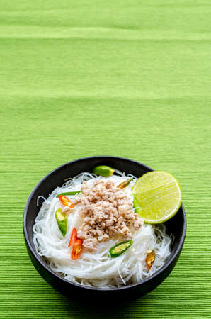 White spicy noodle,  Spicy sweet and sour testy
