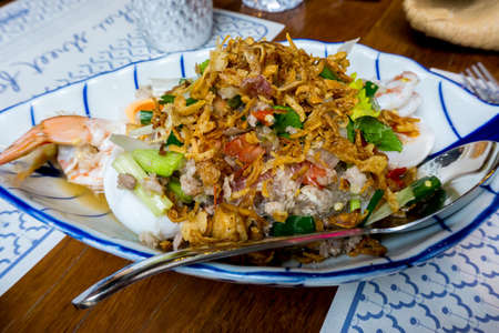 vermicelli spicy and sour salad for healtyの写真素材