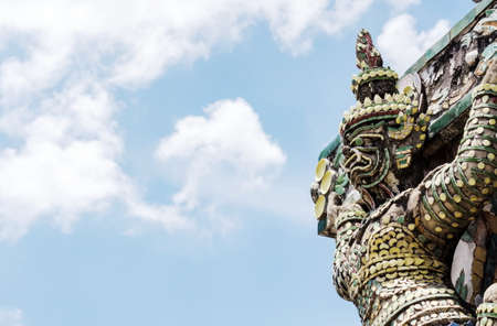 Wat Arun The Temple of Bangkok Thailand.の写真素材
