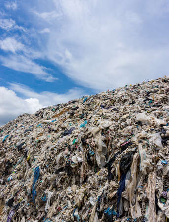 BUENGKAN PROVINCE, THAILAND-JUNE 5 2018, Waste from household in waste landfill. Waste disposal in dumping site in THAILANDのeditorial素材