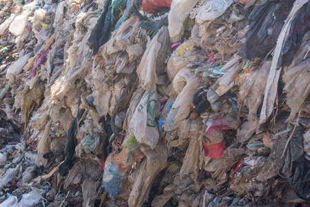 Nakonpanom  province, THAILAND. December 19 2018. Waste from household in waste landfill. Waste disposal in dumping site in THAILANDのeditorial素材