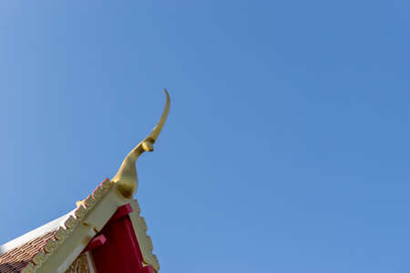 Buddhist place in Thailand, Thai temple in the local place. Public placeの写真素材