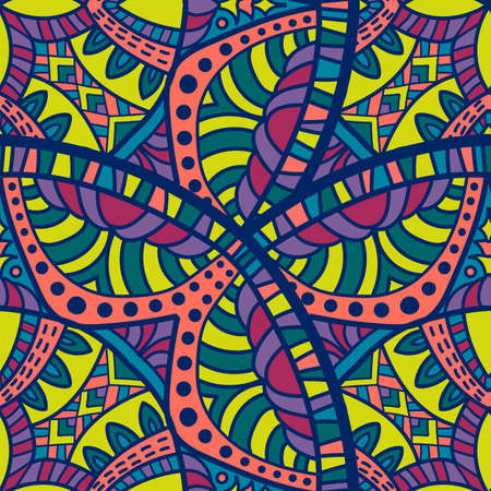 Mandala vintage design for printing. Tribal ornament.のイラスト素材