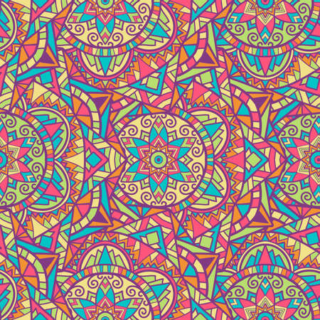Mandala vintage design for printing. Tribal ornament.のイラスト素材