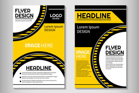 Business brochure template or corporate banner, cover design.のイラスト素材