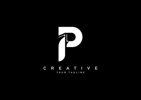 P Letter interesting logo vector. Unique stylish.のイラスト素材