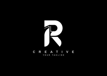 R Letter interesting logo vector. Unique stylish.のイラスト素材