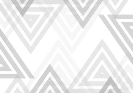 Abstract Geometric Triangles White And Vector Grey Backgroundのイラスト素材