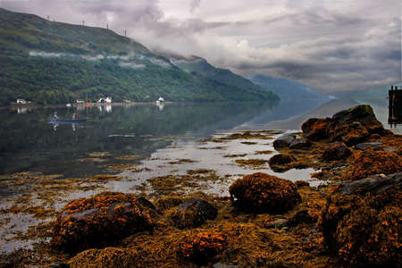 Loch Long is a sea loch which stretches inland to the town of Arrochar in Scotland 
