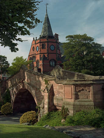 Port Sunlight, on the Wrral, Merseyside, England, was built by the Lever Brothers to house their soap factory workers のeditorial素材