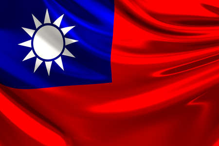 Flag of Taiwan.の写真素材