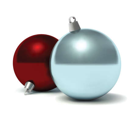 Christmas baubles. Vector illustration.のイラスト素材