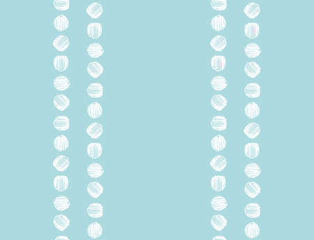 Seamless hand drawn dots pattern. Vector illustration.のイラスト素材