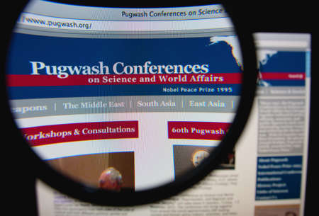 LISBON, PORTUGAL - FEBRUARY 5, 2014: Photo of Pugwash Conferences on Science and World Affairs...