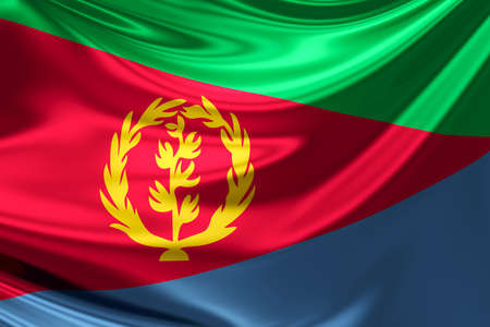 Flag of Eritrea.の写真素材