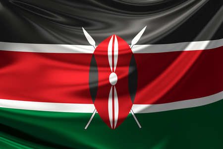 Flag of Kenya.