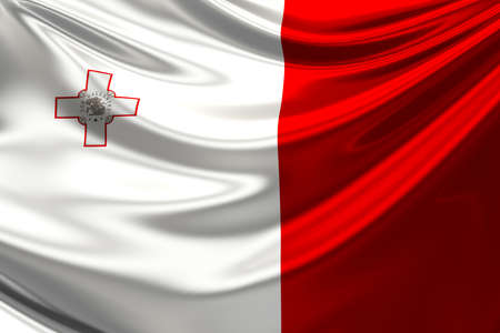 Flag of Malta.の写真素材