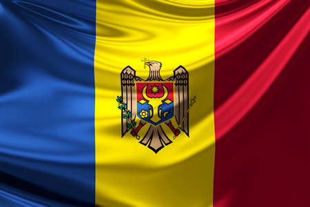 Flag of Moldova.の写真素材