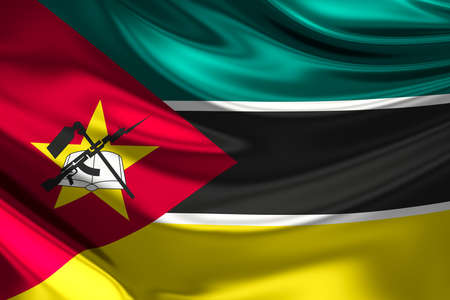 Flag of Mozambique.の写真素材