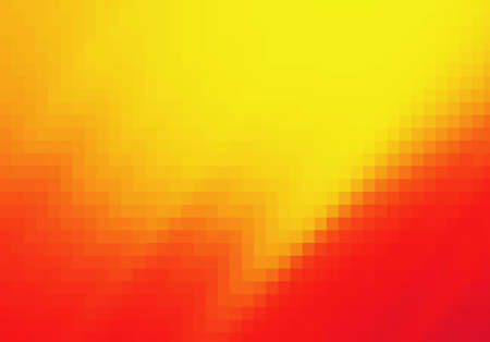 Abstract square backgraund. Yellow and red.の写真素材