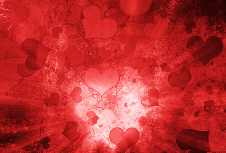 	Valentine's day background with hearts