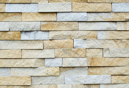Pattern of White Modern stone Brick Wall Surfaced 
