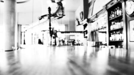 Blur or Defocus image of Coffee Shop or Cafeteria for use as Backgroundの写真素材