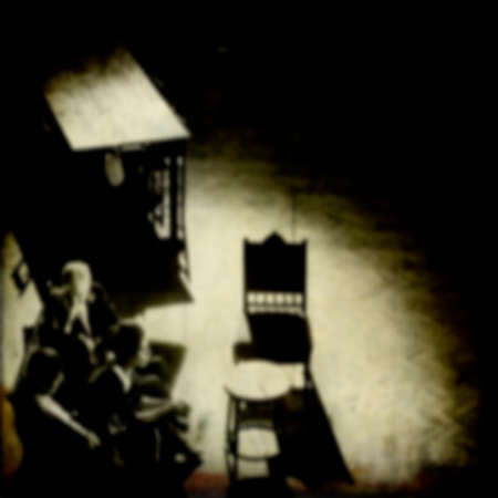 Theatre play theme creative abstract blur background with bokeh effectの写真素材