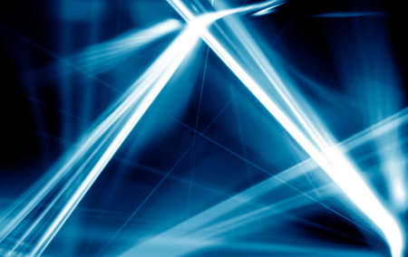 Abstract of digital bluel light laser line. blue background.の写真素材