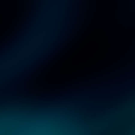 Abstract dark blue blurred background with smoke and copy space. Nightclub space. Smooth gradient effectの写真素材