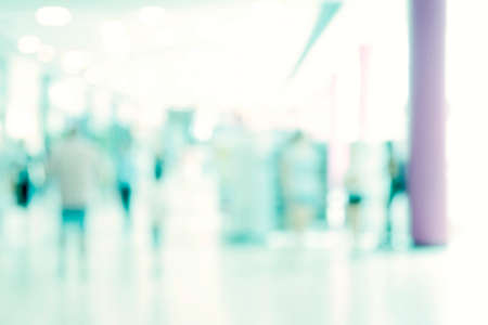 Abstract blurred image of shopping mall and people for background usage .の写真素材