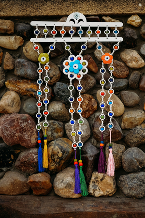 Traditional turkish decoration ornament on the marketの写真素材
