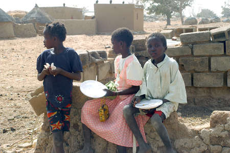 The festival of establishment of a usual chief in Burkina Faso Faso lasts three days. The usual chief succeeds his father deceased, it is always the groin of the family and always a man. It is a very rare event because a chief can be replaced only after hのeditorial素材
