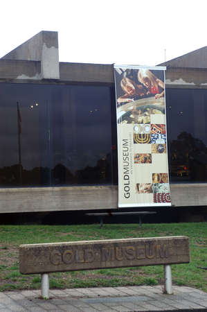 The museum of the gold of Ballarat in Australia in Victoria where all the history of the gold and marvellous gold nuggets of impressive size is.のeditorial素材