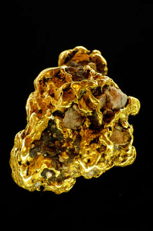 The museum of the gold of Ballarat in Australia in Victoria where all the history of the gold and marvellous gold nuggets of impressive size is.の写真素材