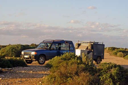 In search of a place to plant the camp at the seaside in Australia