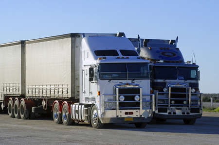 road transport in Australiaの写真素材