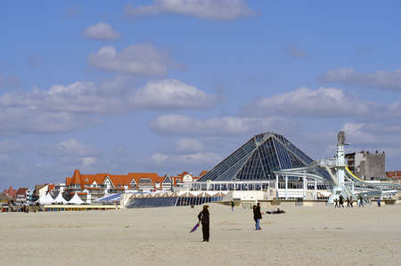  the beach of Touquet                               のeditorial素材