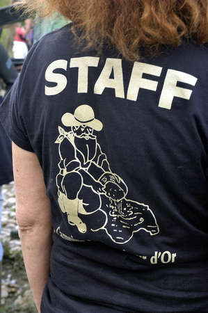Cardet - France - May 18th, 19th and 20th, 2013 - European Cup of the gold diggers in river. staff...