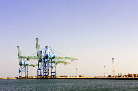 Industry on the wearing of Fos-sur-Mer beside Marseille の写真素材