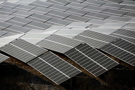 French photovoltaic solar plant in the Gard department in Ales