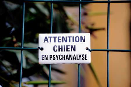 Warning! dog in psychoanalysis, Even Stronger Than vicious dog.のeditorial素材