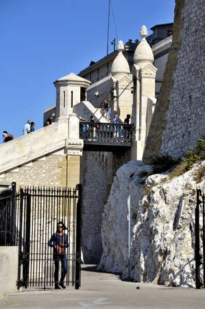 Basilica Notre Dame of the Guard Marseille known as the Good Motherのeditorial素材