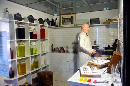 a candy making workshop from the beginning of the brand at the Haribo museum in Uzes in the French department of Gardのeditorial素材