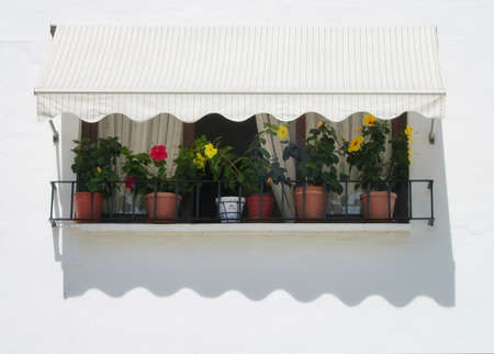 A typical Spanish window          の写真素材