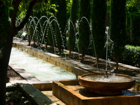 The King s Garden Jardins de s Hort del Rei in the city of Palma Majorca Spainのeditorial素材