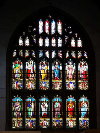 St. Michael & All Angels Church Haworth Yorkshire beautiful stained glass windows